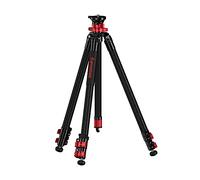 IFOOTAGE TC6S Trípode De Cámara de Carbono, Trípode de Video Profesional de 3 Secciones con Poste Central, Cabeza de Bola Giratoria De 360°, Compatible con Videocámara DSLR
