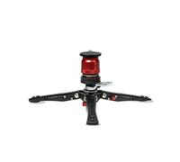 IFOOTAGE Trípode Cobra 3 Base-P, minipod de perfil bajo, diseño de bloqueo de pedal, funda de bloqueo automático, rotación suave de 360°, tornillos de 1/4 y 3/8 pulgadas, pie de goma inferior