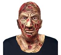 IFQKNUYL Máscara de Halloween, espeluznante juego de rol, accesorios para disfraz, máscara de terror de látex, 3D, realista, máscara de cabeza completa, máscara de terror, monstruo, cosplay