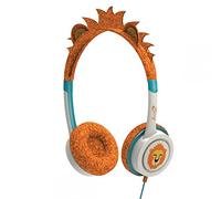 iFrogz Little Rockers Costume - Auriculares de diadema cerrados, diseño león naranja