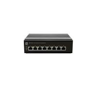 Level One - Conmutador Fast Ethernet Industrial IFS-0801, 8 puertos, riel DIN, -40°C a 75°C