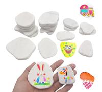 IFUDE 15 piedras planas para pintar, 3-8 cm, irregulares, lisas, para pintar, planas, naturales, piedras de río, playa, para pintura colorida, decoración de acuario, piedras decorativas