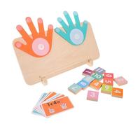 ifundom 1 Juego ayudas para la enseñanza de Las matemáticas Habilidades matemáticas educación Infantil educación en casa Juguete de conteo para contando Bloques de Madera