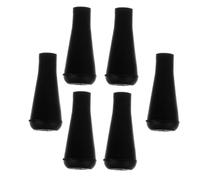 ifundom 1 Juego De Goma para con Accesorios De Práctica De Arquería Puntas De Y Diseño De Usar Y Color Negro 6 Piezas