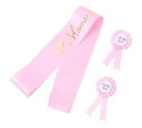 ifundom 1 Juego Insignia de correa de hombro de maternidad revelación de género bebe Cinturón rosa papá para ser pin de insignia faja de shower para padre para ser pin foto bebé