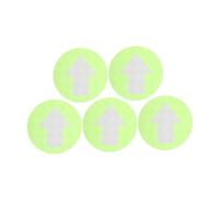 ifundom 1 Juego Marcadores Adhesivos De Fluorescentes para Camping Y Escaleras Paquete De Claras para Navegación Exterior Y Pasillos 5 Piezas