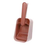 ifundom 1 Juego Pala para Gatos Recogedor De Arena para Gatos Interior Filtrar Recogedor De Caca De Gato Cucharón Mi Chaquetas Palas De Arena para Gatos Las Caderas Rosa