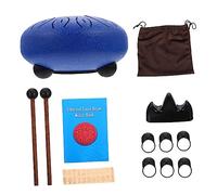 ifundom 1 Juego Tambor Etéreo De 6 Pulgadas Percusión De La Lengua Correas De Ropa Para Guardar Anillos De Corbata Instrumento De Percusión Percussion Acero Carbono Pandereta Niño Delicado