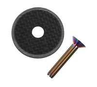ifundom 1 Juego Tapa del Cuenco Auriculares Tipo Tazón Provenir Ciclismo Gorra para Auriculares De Bicicleta Personalizada Cubrir Carbón Bol Gorras Fibra De Carbon