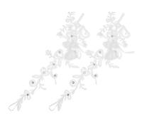 ifundom 1 Par Guantes De Encaje Guantes Sin Dedos Verdes Guantes De Opera Guantes De Boda Para Novia Guantes Finos Para Mujer Guante Largo De Las Mujeres Cordón Malla