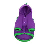 ifundom 1 Pieza Ropa para Mascotas de Halloween Disfraces Víspera de Todos Cachorro criar Tela de Perro de Halloween Trajes para Perros poliéster Púrpura