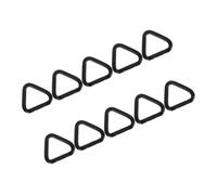 ifundom 10 Piezas Mosquetón de Aleación de Aluminio para Claves y Equipamiento Clip Multifuncional para Camping y Actividades Diseño Estable y Duradero