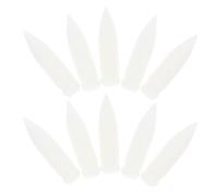 ifundom 10 Puntas de Repuesto de Color Blanco para Rotuladores Acrílicos Punta Fina de 0.4 Mm de Nylon, Precisión Excelente para Técnicas Artísticas y Dibujo de Bocetos