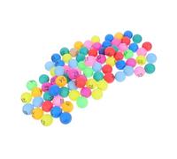 ifundom 100 Bolas De Numeradas del 1 Al 100, 4 Accesorios De Bingo De Plástico Coloridos para Juegos De Carnaval, Actividades De Bricolaje, Diversión En Interiores Y Exteriores.