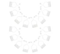 ifundom 100 Piezas Clip de Soporte Adhesivo para Plantas Trepadoras de Pothos, Gancho de Plástico Blanco para Fijación Fácil en Baños y Cocinas