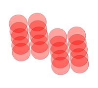 ifundom 100 Piezas Rebanadas De Bingo Marcadores De Chip para Bingo De Colores Fichas De Bingo Fichas De Bebidas Fichas Manipulativas Matemáticas Fiesta del Juego De Bingo PD Rojo