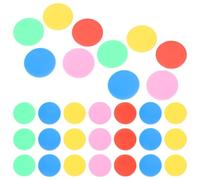 ifundom 100 Unidades Fichas Redondas de Plástico de Colores para Fichas de Bingo Educativas para Contar Aprender Matemáticas y Actividades Escolares Colores Surtidos