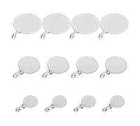 ifundom 12 Dianas Metálicas de Acero al Manganeso para Entrenamiento de Tiro Resistentes Intemperie Tamaño Pequeño 2Cm 3Cm y 4Cm Set de 12 Piezas para Práctica de Tiro al Aire Libre