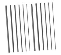 ifundom 12 Piezas Kit Reparación Pesca Fibra Carbono Sólido Inserto Doble Resistente Ligero para Pesca Profesional Playa Accesorios Rod Tip Repair