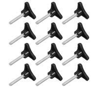 ifundom 12 Piezas Tornillos de Sujeción Manual para Silla de Baño Portátil Rosca Antideslizante para Piernas de Inodoro Repuestos Aplicables para Baño