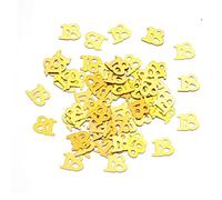 ifundom 1200piezas Confetti Dorado Para Cumpleaños y Aniversarios De Brillante Para Decoración De Fiestas Para Mesas y Tarjetas De Invitación