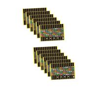 ifundom 12hojas Calcomanías Autoadhesivas Para Diapasón De Guitarra De Notas y Escalas Para Principiantes Guitarras Folk y Eléctricas Mejora Tus Habilidades Musicales