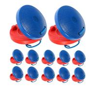 ifundom 12piezas Castañuelas de Madera Orff para Instrumentos Musicales de Madera Castañuelas de Dedo para Clase de Música y Desarrollo de Talento Musical