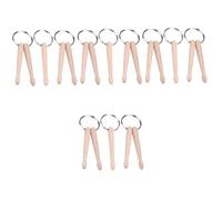 ifundom 12piezas Llavero Forma De Baquetas De Accesorio De Colgante Para Claves y Mochilas Charm De Baquetas Para Amantes Música