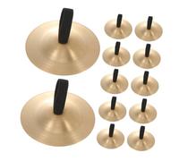 ifundom 12piezas Platillos Infantiles De Metal Platillos De Pulgar De Para Fiestas Infantiles Instrumento Musical De Pequeños Para De Danza