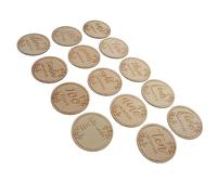 ifundom 12piezas Tarjetas De Para Bebés De Madera De Accesorios Fotográficos Para Cumpleaños y Bautizos Tarjetas De Crecimiento Creativas y Únicas Recuerdos Para Recién Nacidos