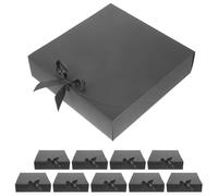 ifundom 15 unidades de Cajas de Papel Kraft con Tapa Abatible, Resistentes y Funcionales para Contener Postres y Recuerdos en Fiestas