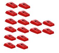 ifundom 16 Piezas aguja de fonógrafo pastilla de gramófono lápiz giratorio aguja tocadiscos agujas tocadiscos lápiz óptico lápiz para tocadiscos agujas de tocadiscos aluminio rojo