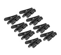 ifundom 16piezas Clips Para Cables De Auriculares y Micrófono Sujetadores Multi-funcionales Para Mantener Ordenados Los Cables De Auriculares Negro