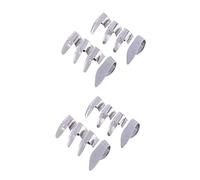 ifundom 16piezas Púas De Guitarra Inoxidable De Pulgar y Índice Para Guitarra Eléctrica Ukelele Diseño Ergonómico y Color Plateado