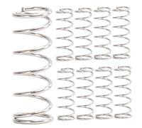 ifundom 18 Muelles De Resorte Para Pastillas De Guitarra Eléctrica, Accesorios Metálicos Plateados Para Puente y Selletas, Juego De Repuestos Para Montaje Excelente Elasticidad y Resistencia