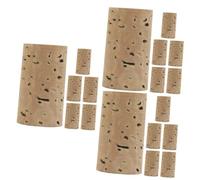 ifundom 18piezas Tapones De Corcho Para Flauta Repuestos De Accesorios De Flauta Corchos Naturales Material Seguro y Duradero Para Músicos