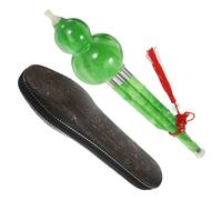 ifundom 1juego Hulusi De Cucurbitácea Jade Para Principiantes Flauta Musical De b Para Adultos y Niño Niña Incluye Estuche Protector y Diseño
