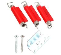 ifundom 1juego Muelles Metálicos para Puente de Guitarra Eléctrica Resorte de Tensión Tremolo Duradero Accesorios de Repuesto para Partes de Guitarras Eléctricas y Acústicas Kit Rojo