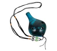 ifundom 1pieza Ocarina De Portátil De Dolomita Con Cordón y Bolsa Para Principiantes y Actuaciones Escenario Azul