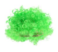 ifundom 1pieza Peluca de Payaso Rizada Verde con Pelo Esponjoso y Elástico Peluca Corta Divertida para Halloween Cosplay y Fiesta Adecuada para Adultos