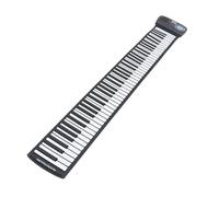 ifundom 1pieza Piano Electrónico Plegable De Teclas Portátil y Roll-up Para Principiantes Incluye Canciones Demo y Pantalla Para Aprendizaje Interactivo