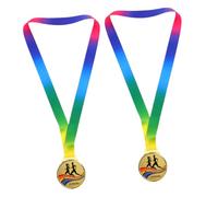 ifundom 2 Deportivas para Correr De Aleación De Zinc para Logros Deportivos con Cordón para El Cuello para Competiciones Y Actividades Libre