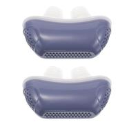 ifundom 2 dispositivos antironquidos: mini pinza nasal eléctrica para prevenir los ronquidos. Solución para hombres y mujeres que roncan por la nariz. Ideal para viajes.