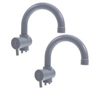 ifundom 2 Grifos Juguete Cocina Plástico Simulación para Niños Juego De rol Interior Y Exterior Accesorios Cocina Infantil 6.10X5.90X1.37In