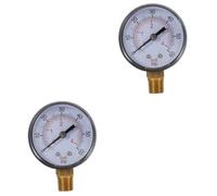 ifundom 2 Juegos Manómetro de Presión para Piscina de Medidor Profesional para Prueba de Presión de Filtro de Piscina Npt Duradero y de Usar