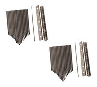 ifundom 2 Juegos Pulgar kalimba de 17 teclas clave kalimba 17 llaves de acero kalimba para principiantes piano llaves kalimba instrumento kalimba Acero inoxidable Componente billa metralla