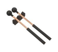 ifundom 2 Mazos de Percusión para Instrumento de Lengua Mango de Madera y Cabeza de Goma, Diseño Antideslizante Que Reduce la Fatiga de Muñeca, Ideales para Marimba y Práctica Musical
