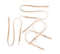 ifundom 2 Pares Correas Antideslizantes para Tacones Altos de Poliuretano Correas Ajustables Cruzadas para Mujer Accesorios Desmontables para Sujeción Segura Tacones Altos Color Piel