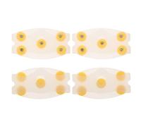 ifundom 2 Pares Crampones Antideslizantes para Nieve 5 Tacos Transparentes, Talla Única, 1 Par para Botas y Zapatos, Agarre Seguro para Senderismo, Pesca y Caminatas Invernales