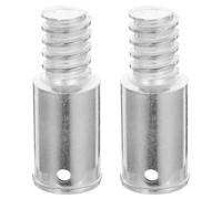 ifundom 2 Piezas Adaptador de Poste para Fregona Punta Roscada Metálica de 22mm, Compatible Mangos de Escoba y Trapeador para Limpieza Doméstica y Comercial